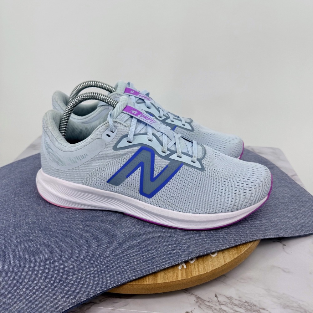 New Balance DRFT v2 Women 10 Light Blue Purple Running Shoes WDRFTBL2 Walking